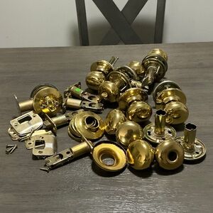 A Lot of Brass, Vintage Door knobs.